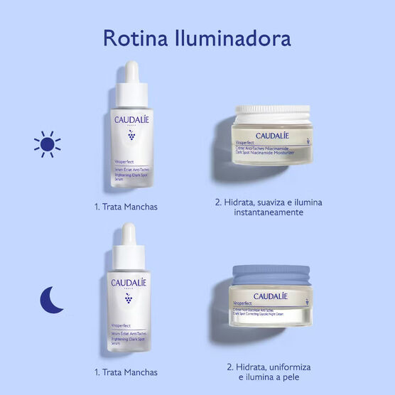 Kit Rotina Iluminadora Caudalie Vinoperfect